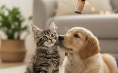 Stress et vieillissement chez le chien et le chat : le CBD est-il adapté ?